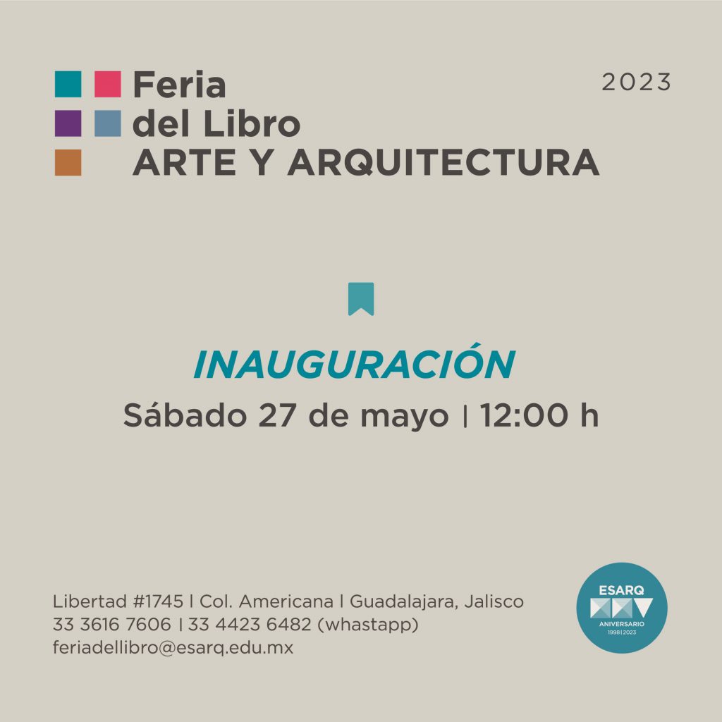 Inauguración Feria del Libro de Arte y Arquitectura