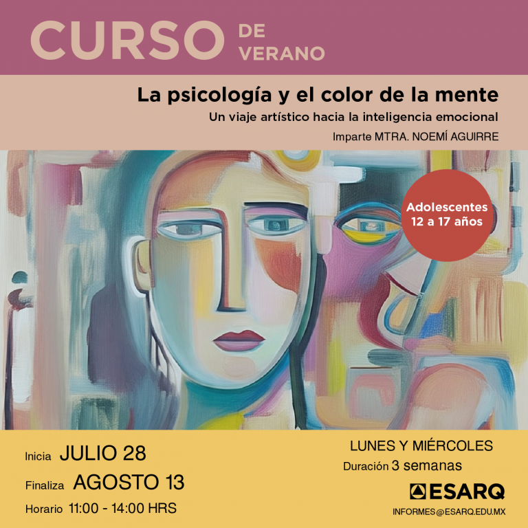 “La psicología y el color de la mente”Un viaje artístico hacia la inteligencia emocional (12 a 17 años)